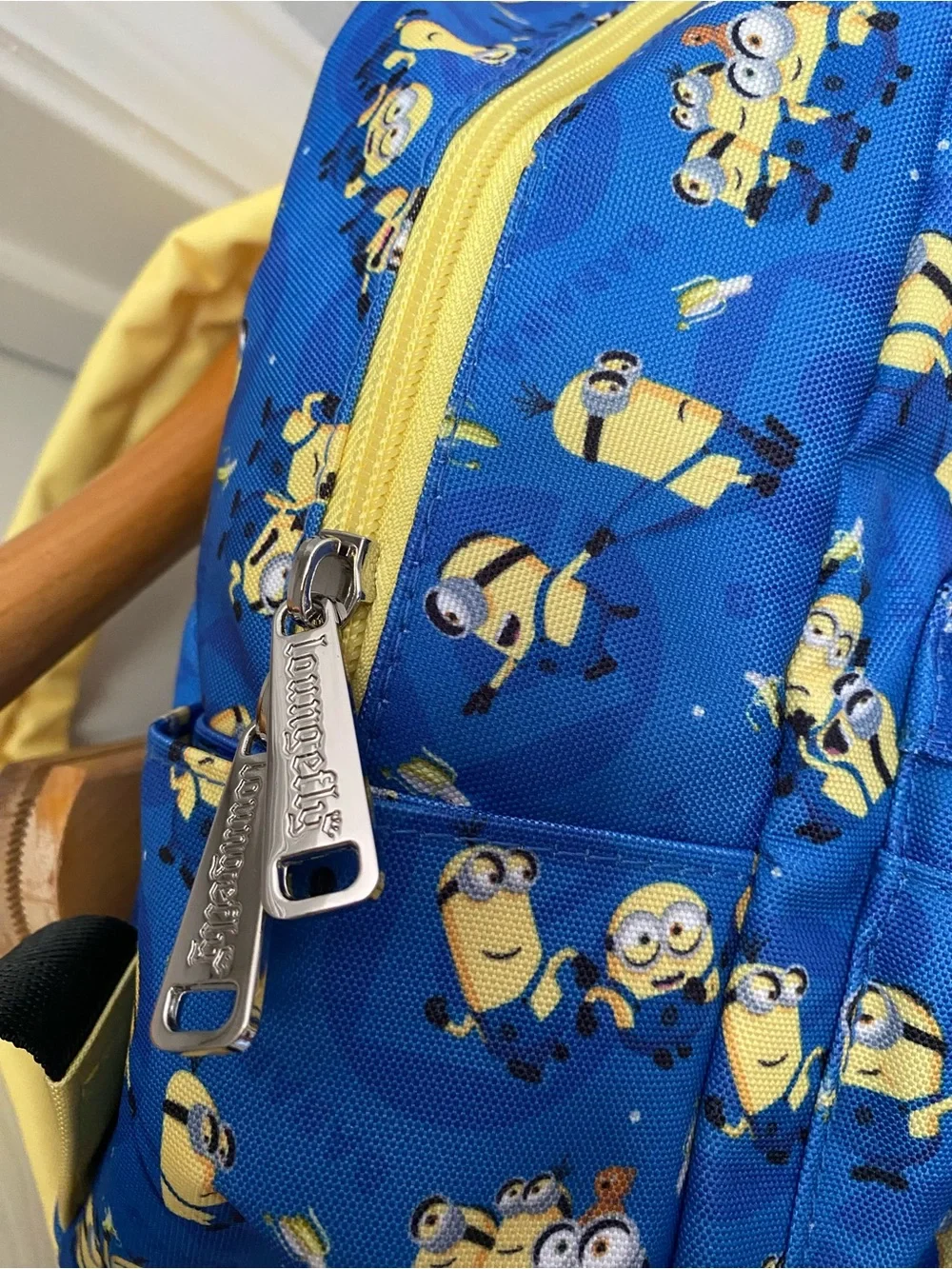 Loungefly Despicable Me Minions All-Over Print Nylon Square Mini Backpack
